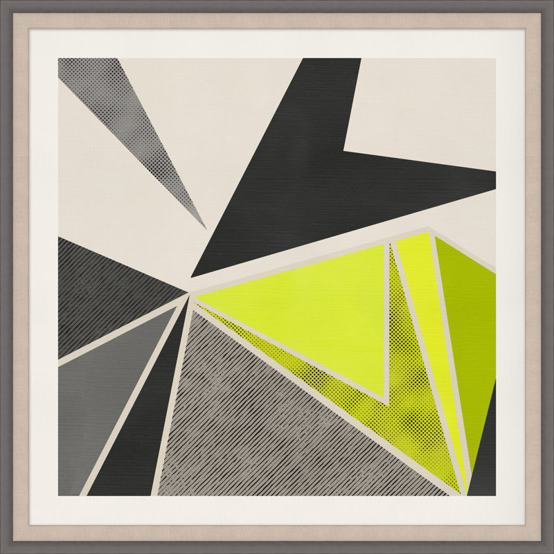 Platonic 2' Framed Graphic Art Print on Glass