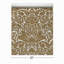 Flocage orange, beige, ivoire, crème, velours damassé victorien, papier peint, 3D