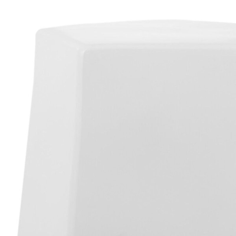 Pryce Ceramic Accent Stool, White