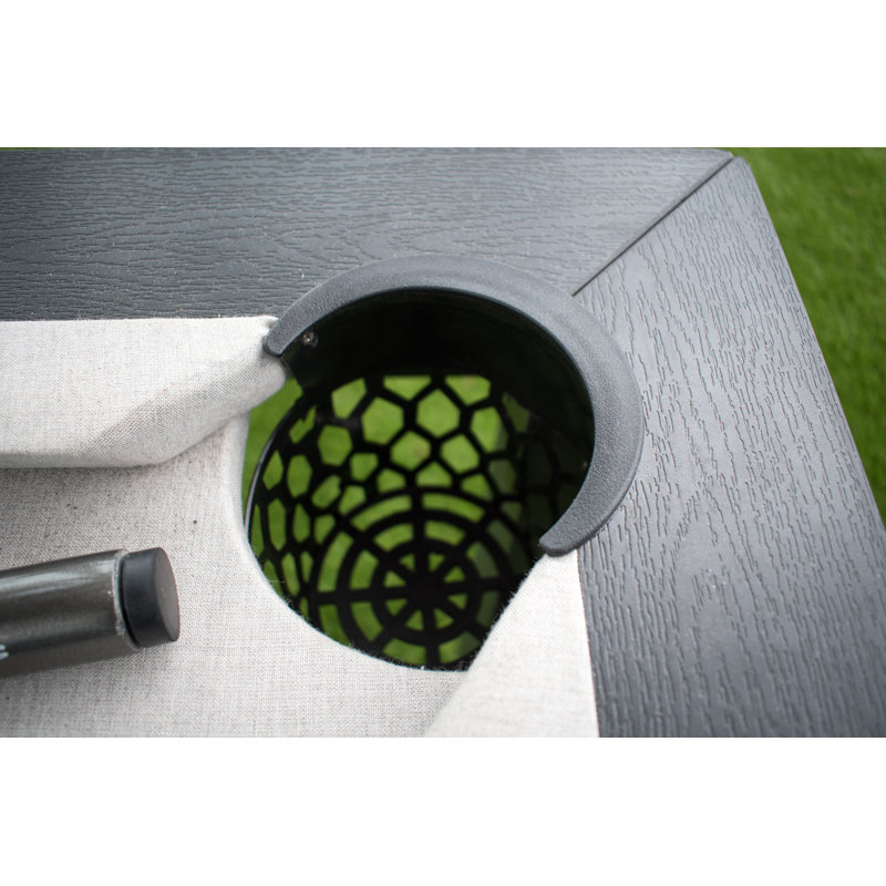 Panama Jack Black Polywood Indoor/Outdoor Billiards Table