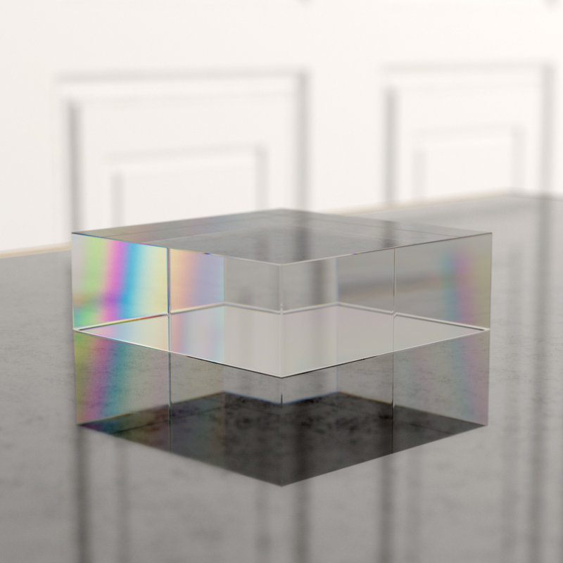 Crystal Cube Riser, 2" H x 6" W x 6" D