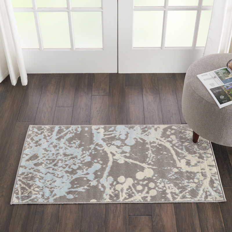 Kardinya Abstract Indoor Rug, Rectangle 2' x 4'