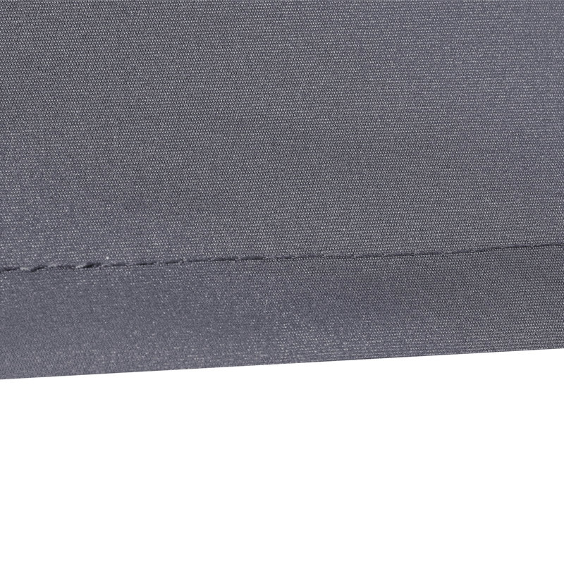 Auvent d'extérieur de remplacement en tissu 9 pi x 8 pi auvent rétractable, H 9,1 po x l 136,6 po x P 94,5 po, Gris