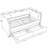 Twin Size Cozy Gingham Daybed with Two Storage Drawers, with USB Port and Adorable Wave Shaped, Linen Fabric-2130229564