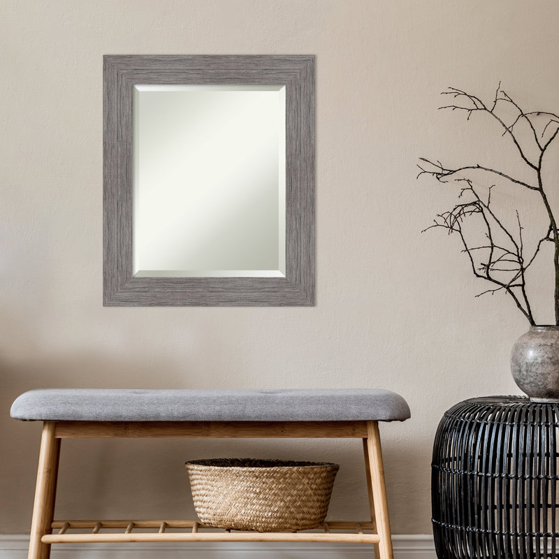 Miroir d'appoint mural Juneann, 25,5 po x 21,5 po