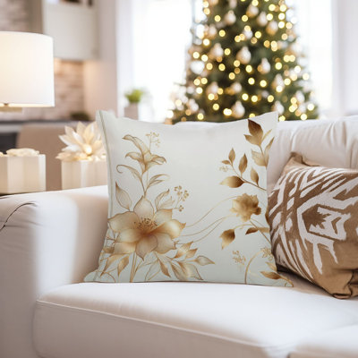 Botanical Autumn Floral III Botanicals Pillow Cover