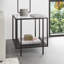 Table de bout en verre avec rangement Vireo-1617403332