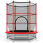Trampoline de cour arrière 55 po avec enceinte sécuritaire Costway-55709584