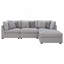 Canapé modulaire rembourré 4 pièces Lafayette-677406418-677406416