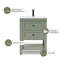 Meuble-lavabo simple 24 po avec comptoir en céramique Daum, 2 tiroirs lisses, robinet-1595769543