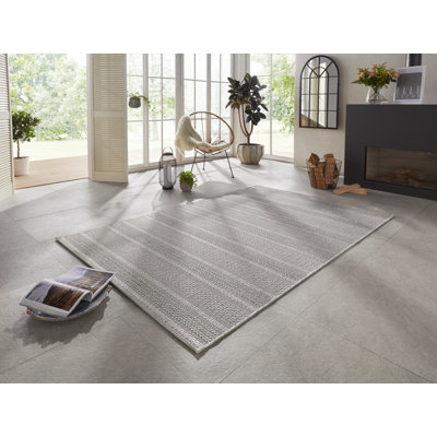 Arras Flatweave Grey Indoor/Outdoor Rug