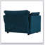 Comfy Deep Single Seat Sofa Upholstered Reading Armchair Living Room Chair Chenille Fabric-1109331930