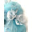 Winter Wreath With Ice Blue Let It Snow Snowflake