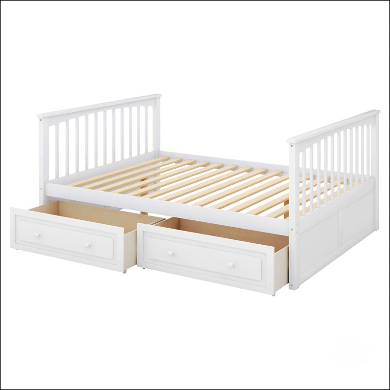Full Over Full Bunk Bed With Drawers