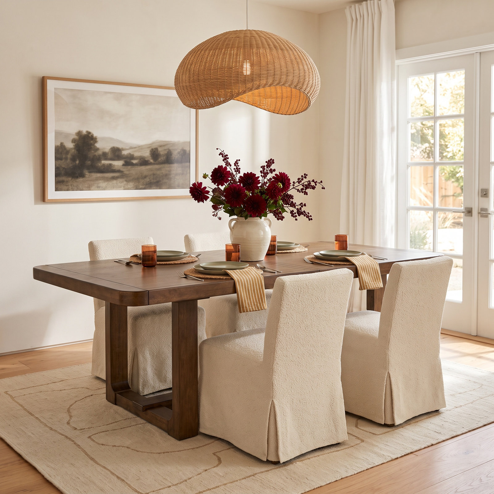 Geovoni 84" Extendable Dining Table