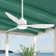 Loritta 52'' 3 - Blade Large Indooor Ceiling Fan With Light Kit and Remote, 3 LED Colors, 6 Speed Noiseless DC Motor, Timer