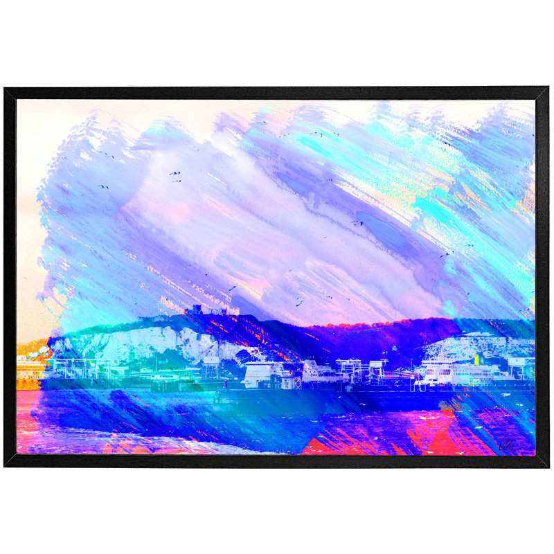 Single Picture Frame Print, Black, 51cm H x 76cm W