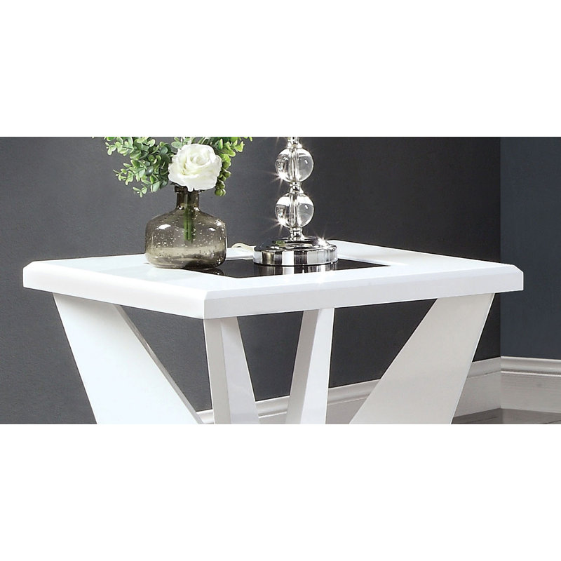 Table de bout blanche 1Pc