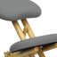 Mobile Wooden Ergonomic Kneeling Office Chair-1659312962