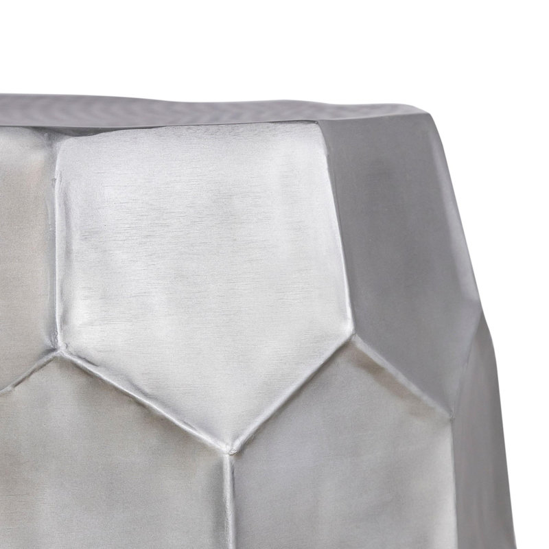 Table de bout, table d'appoint moderne et moderne, Argent argent