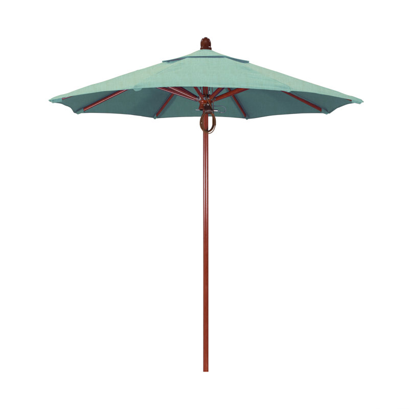 SunbrUmbrella marché de 7,5 pi Meridien Series, Rouge, Toile spa Sunbrella®