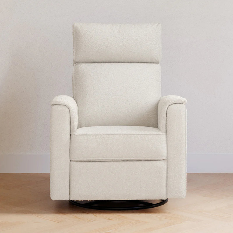 Willa Plus Power Glider Recliner w/ Power Headrest, Performance Ivory Boucle
