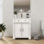 Meuble-lavabo Mid-Century avec base romaine, blanc-1243838190