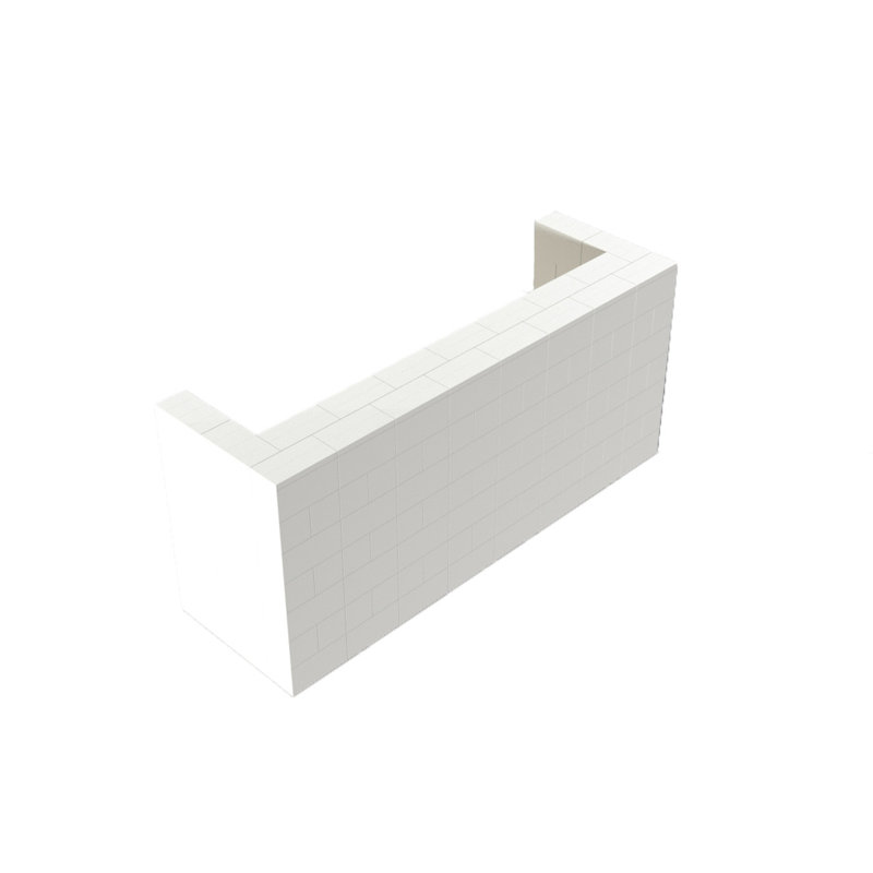 Ensemble de bar et de comptoir EverBlock de 96 po de largeur, Noir