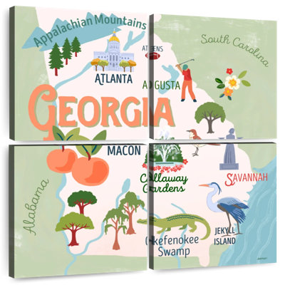Aliaz State Maps - Georgia Attractions