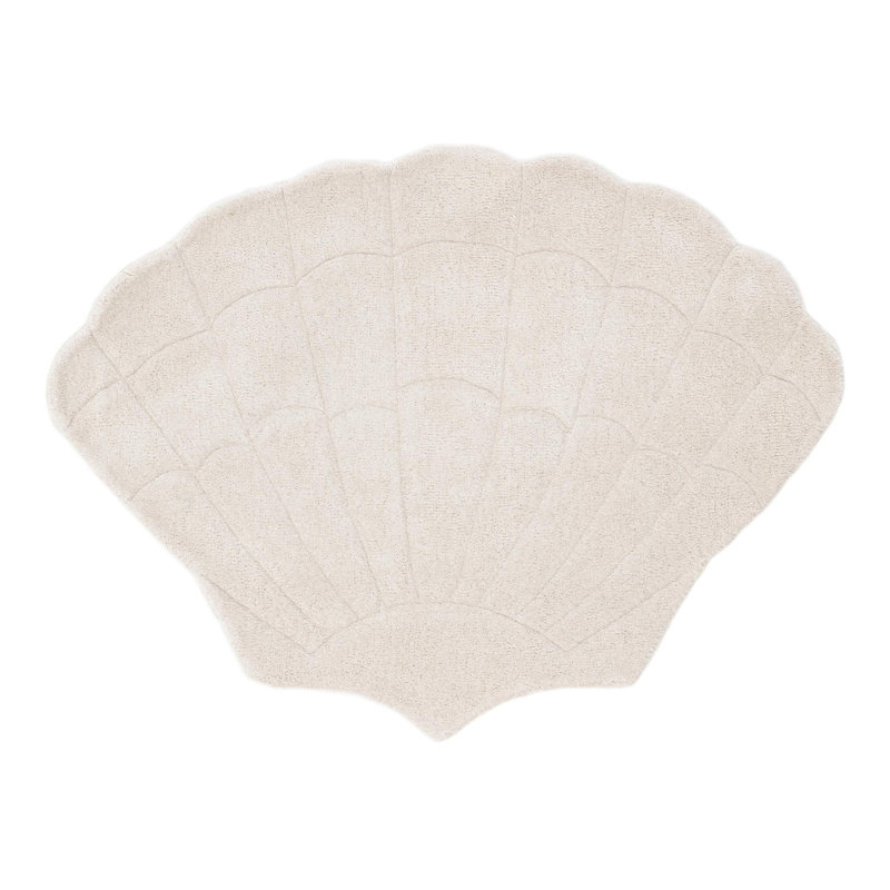 Unique Loom Seashell Playtime Kids Wool Rug, Novelty 3'1" x 4'1"