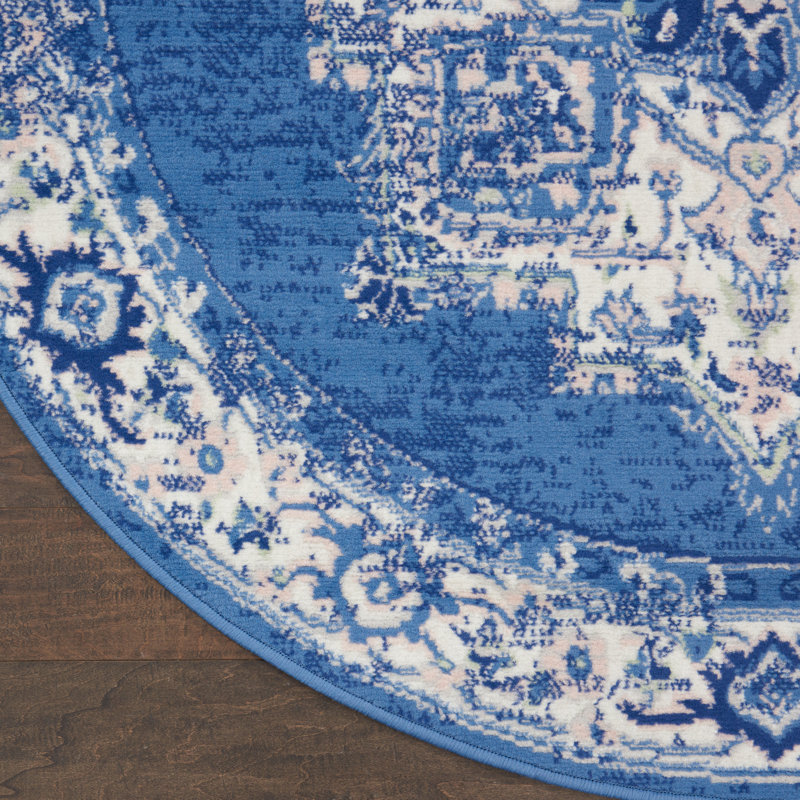 Oriental Persian Area Rug, Round 8'