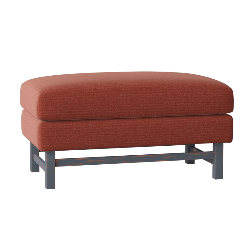 Edward Ottoman, Margaret Uniform, Vintage Ebony
