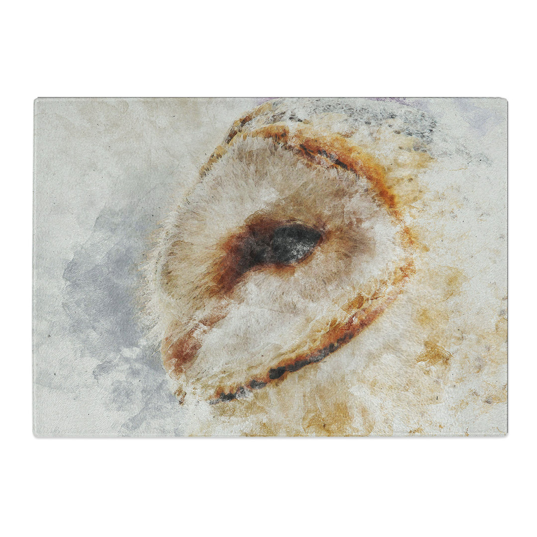 Barn Owl Vol.5 Watercolour Chopping Board