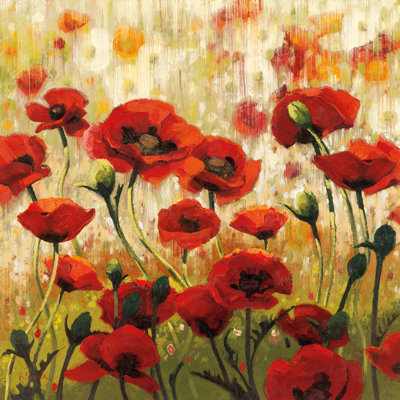 Sunny Spring Glee by Shirley Novak - Wrapped Canvas Painting