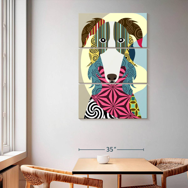 Brampt Borzoi Russian Wolfhound, 65" H x 42" W