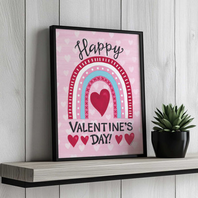 Valentine Rainbow by Deb Strain Art Print