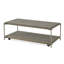 Ensemble de 3 tables basses et 2 tables d'appoint en bois