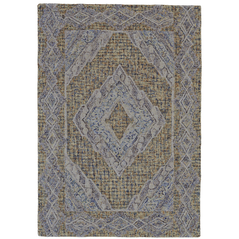 Malerie Wool Geometric Indoor Rug, Rectangle 9'6" x 13'6"