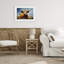 «Moody Longhorn Portrait», reproduction encadrée sous verre, design par LSR Creative Studio-1310268025-1310268023
