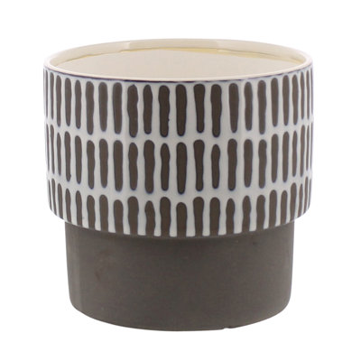 Vase à lignes verticales