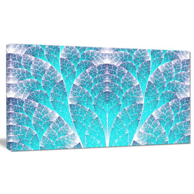 « exotique blue biologique », impression sur toile tendue