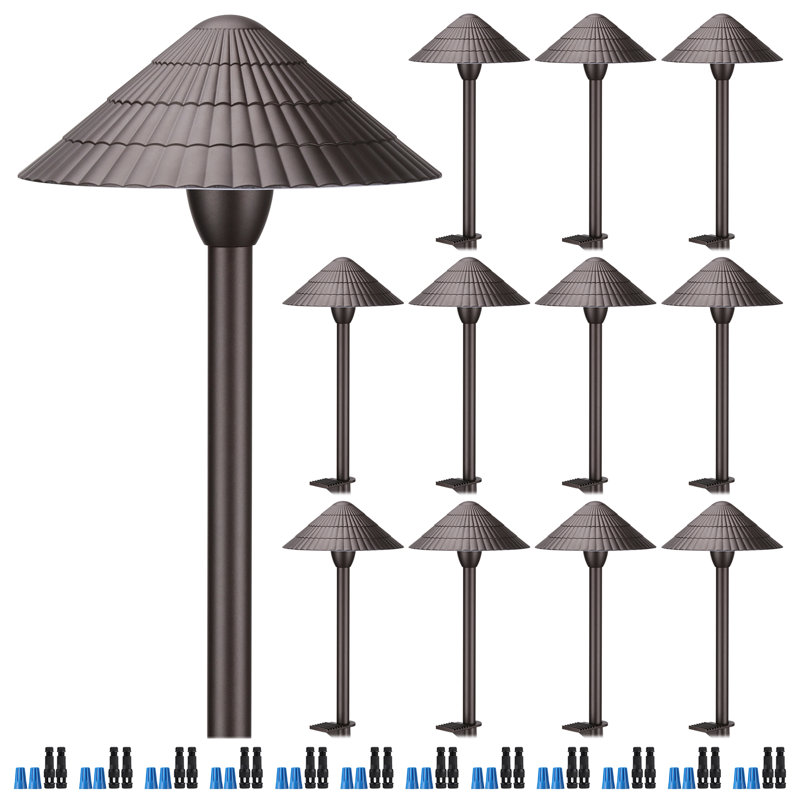 Lumière de paysage Chaleur 3W, éclairage de sentier basse tension 12V, imperméable, homologué ETL, 3000 K