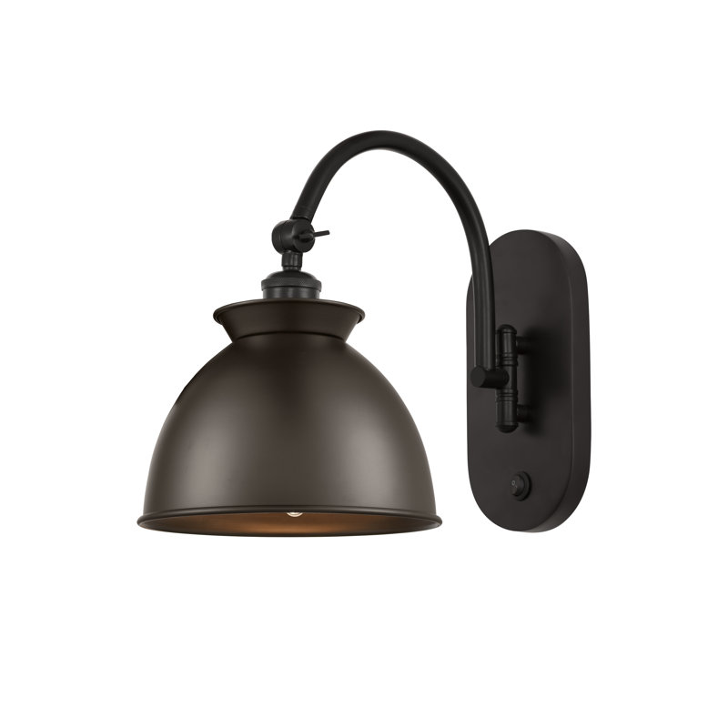 Arev Steel Swing Arm, Brown / Oil Rubbed Bronze