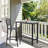 Outdoor Bar Table, Patio Counter Height Bar Table, 55" Rectangle Bar Tables For Patio, Garden, Yard, Balcony, Poolside (black)-619977636-619977638