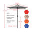 Parasol de marché 6 pi 6 po Bremerton-1017958878