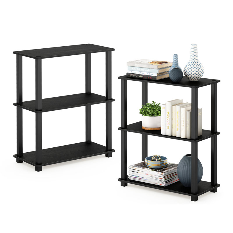 Banji Etagere Bookcase, Americano/Black