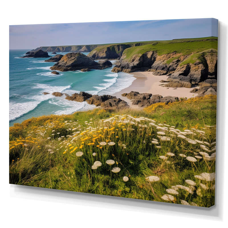 «Coastal Horizons I» sur toile, Toile tendue, 24" H x 32" W