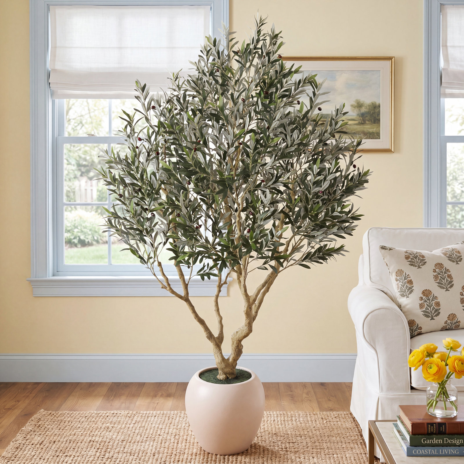 Ashwell 96" Olive Tree in Pot