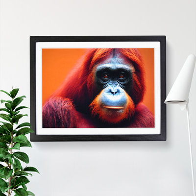 Magnetic Orangutan - Single Picture Frame Print