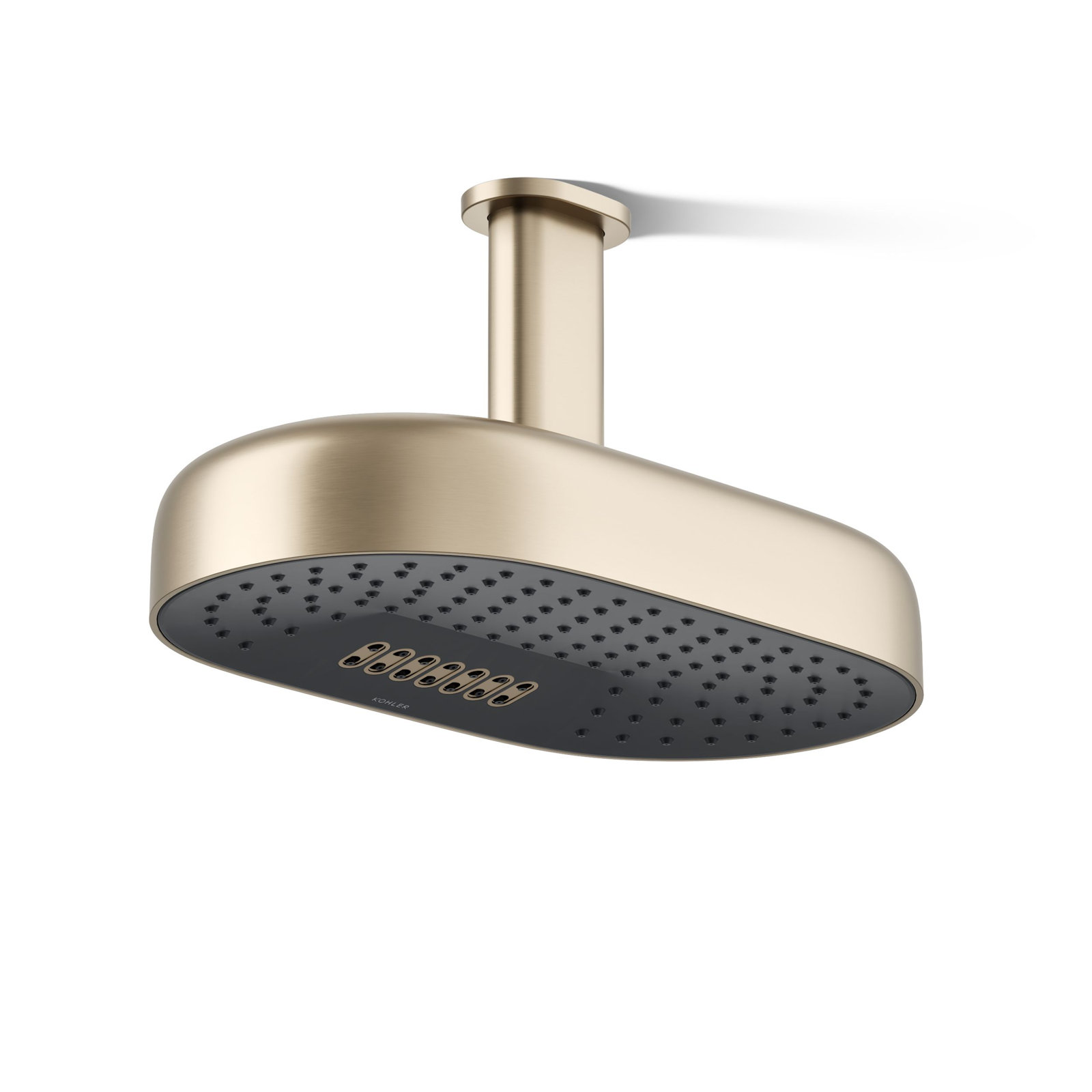 Statement 14" 2.5 GPM Two-Function Rainhead, Vibrant Brushed Bronze